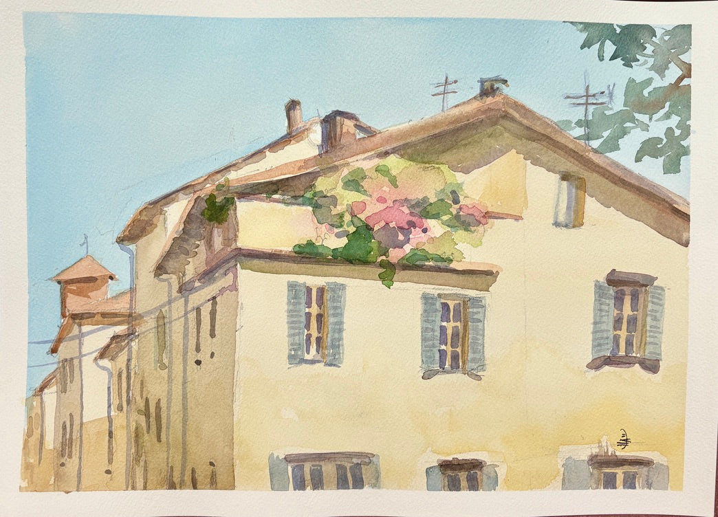 The Banana Yellow Colored House